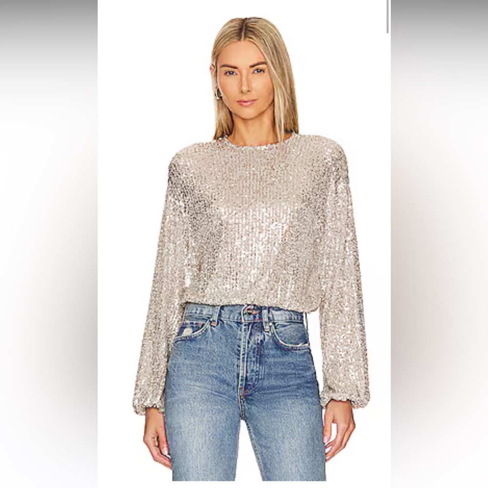 Show me your mumu sequin top